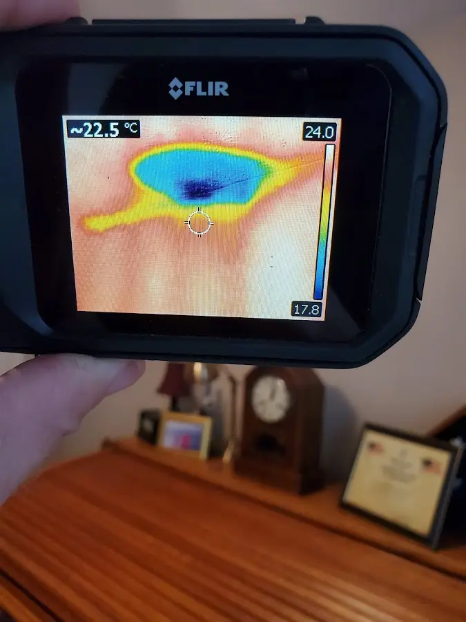 Thermal imaging inspection for water damage in Mount Pleasant